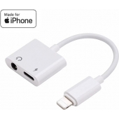 iPhone splitter - Audio Jack 3,5 mm en Lightning 