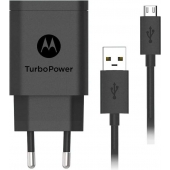 Motorola snellader 15W Zwart - Micro-USB - 100CM - Origineel